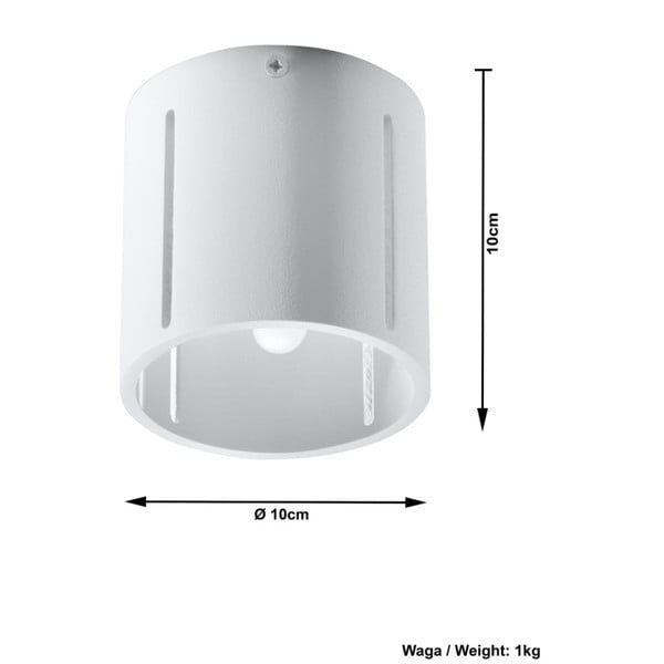 Apparecchio da soffitto bianco Vulco - Sollux-image-3
