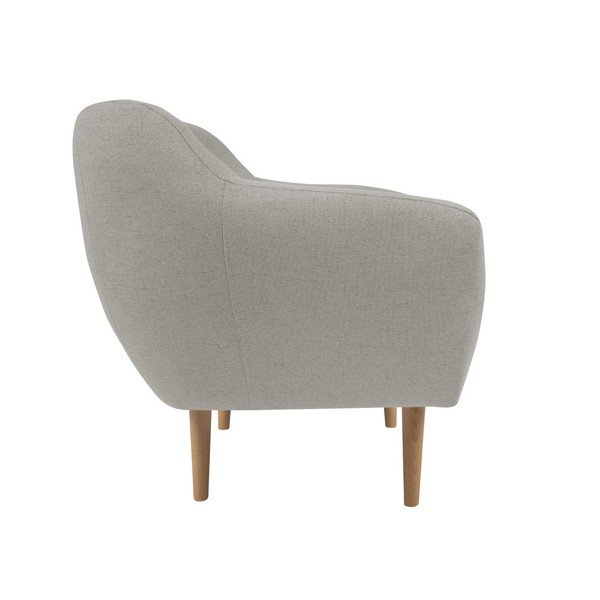 Poltrona crema con gambe leggere Sicile - Mazzini Sofas-image-2