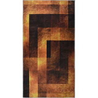 Tappeto lavabile arancione 80x150 cm - Vitaus