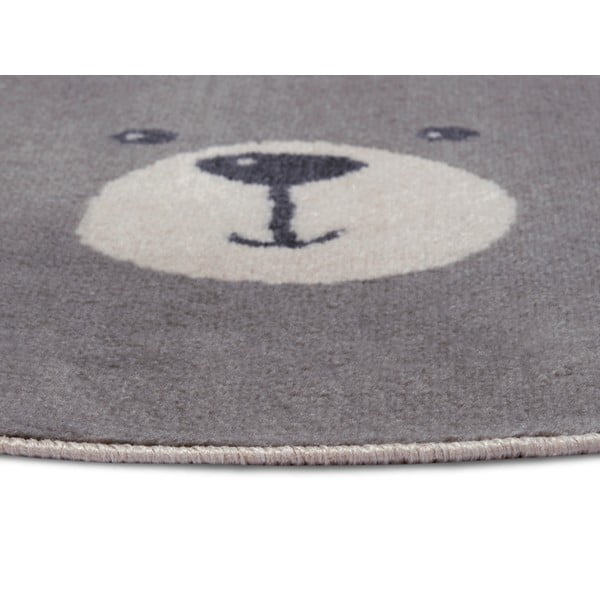 Tappeto grigio per bambini ø 140 cm Bear - Hanse Home-image-2
