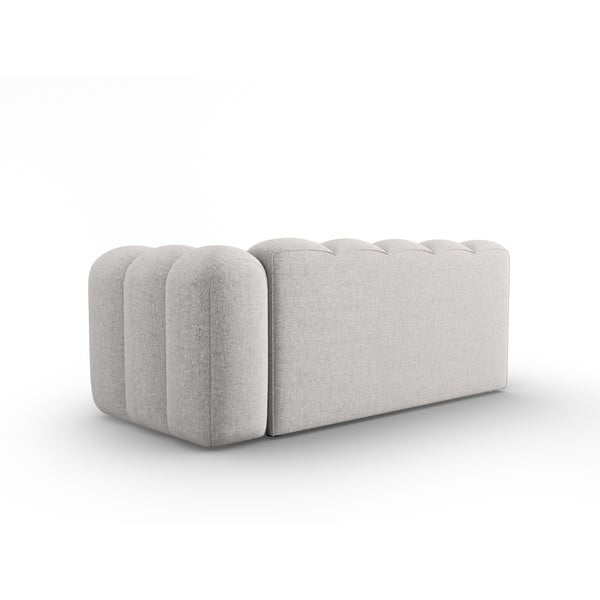 Divano componibile in grigio chiaro (con penisola a destra) Lupine – Micadoni Home-image-4