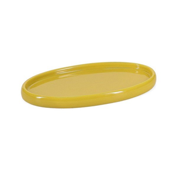 Piatto da portata giallo in gres Billie – ONA