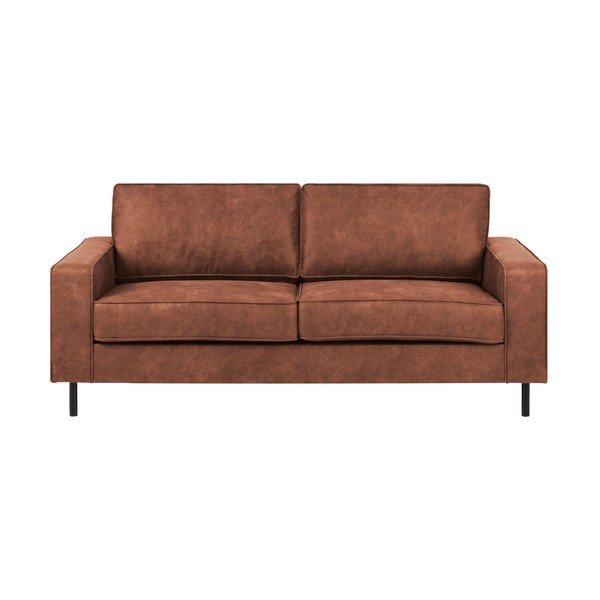 Divano in similpelle marrone cognac , 193 cm Jesolo - Actona