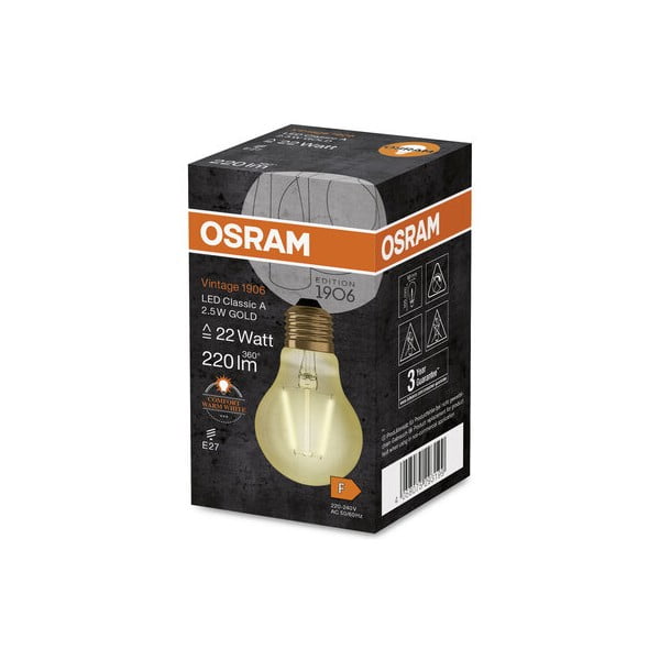 Lampadina LED calda E27, 2,5 W - Candellux Lighting-image-2