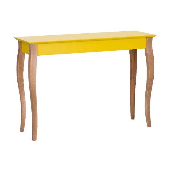 Tavolino Console giallo, lunghezza 105 cm - Ragaba