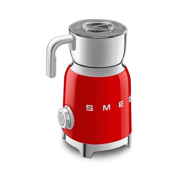Frullino elettrico rosso per il latte Retro Style - SMEG-image-3