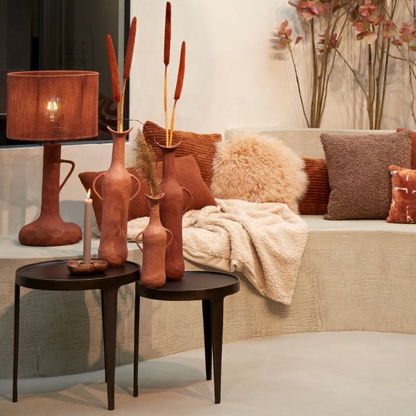 Tavolo rotondo in metallo ø 43 cm Tobias - Light & Living-image-2