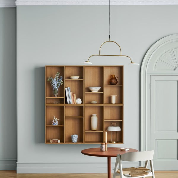 Libreria a sospensione in rovere naturale 70x70 cm Mistral - Hammel Furniture-image-1