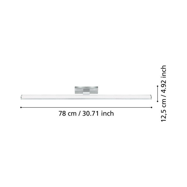 Lampada da parete LED argentata PANDELLA 1 – EGLO-image-2