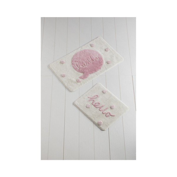 Set di 2 tappetini da bagno Elbise Mento - Foutastic