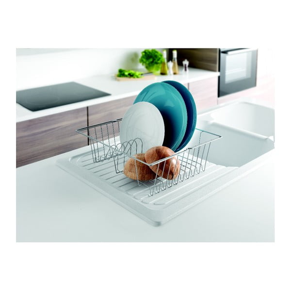 Scolapiatti Bruno in argento opaco, 36 x 33 cm - Metaltex-image-3