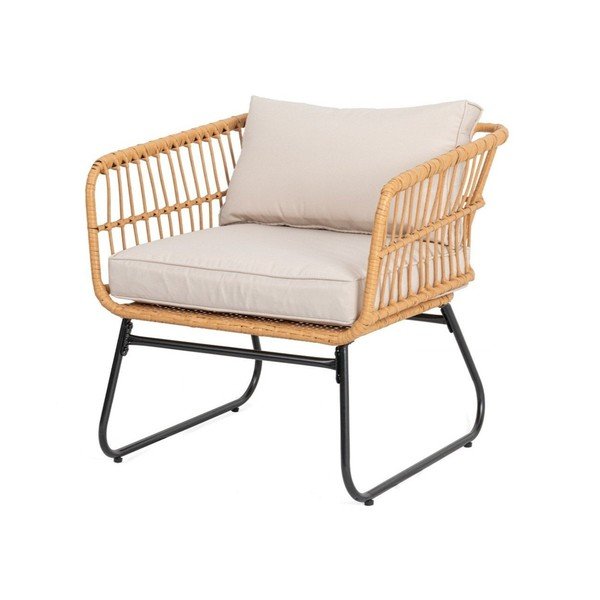 Set di 2 sedie da giardino in rattan artificiale Vistdal - Bonami Essentials