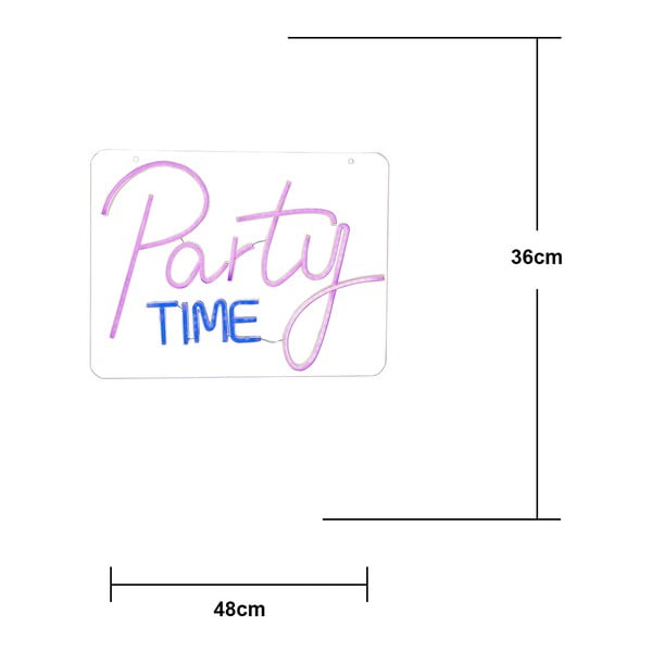 Decorazione luminosa al neon LED rosa 5 W Plexy – Star Trading-image-3