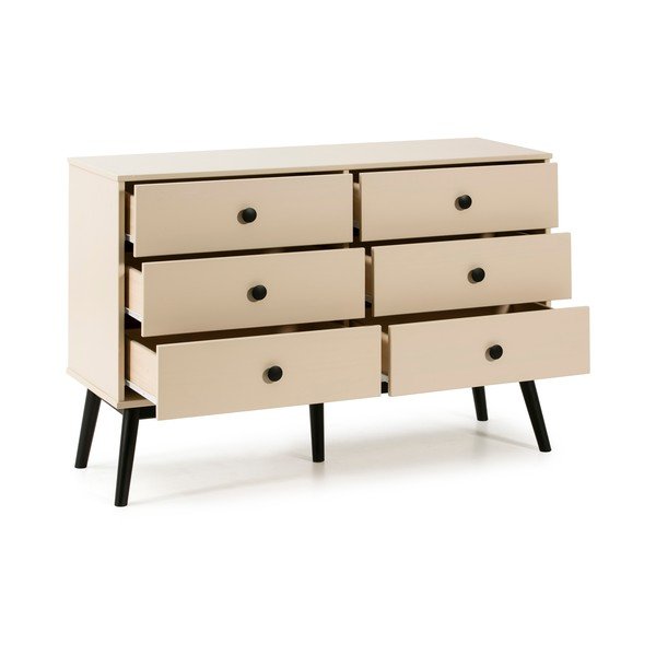 Cassettiera in Clem crema, 120 x 82 cm - Marckeric-image-3