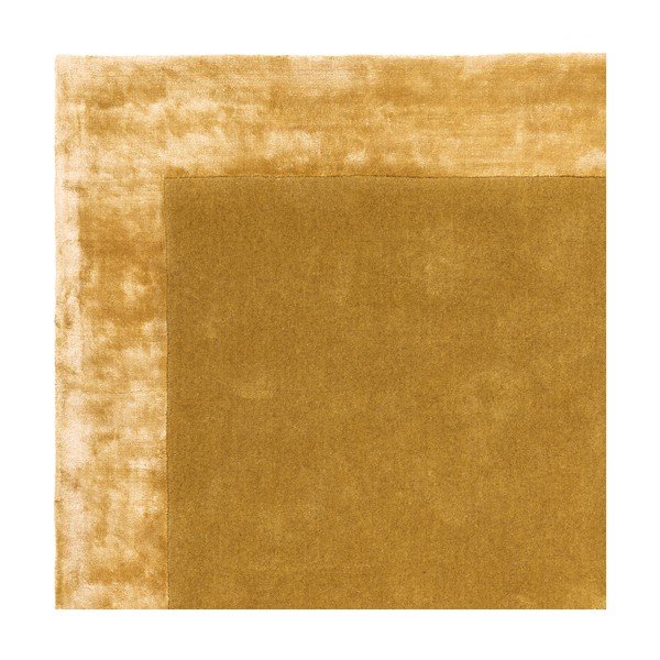 Tappeto giallo ocra tessuto a mano con lana 160x230 cm Ascot - Asiatic Carpets-image-2