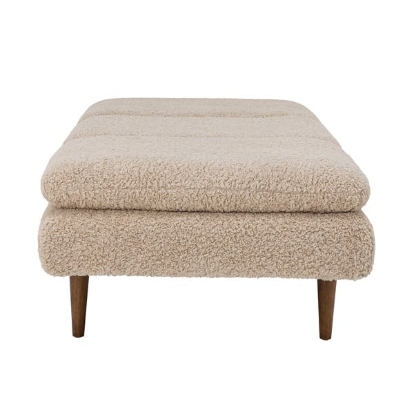 Chaise-longue beige in bouclé Pione - Bloomingville-image-4