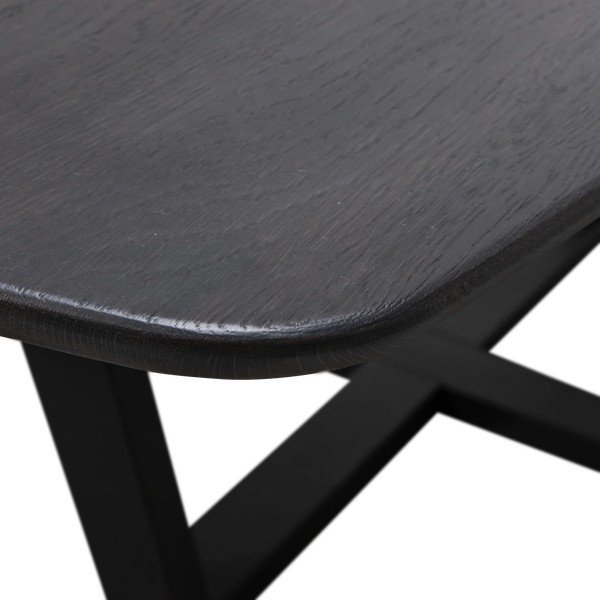 Tavolo da pranzo con piano in rovere massiccio 100x220 cm Tablo – WOOOD-image-4