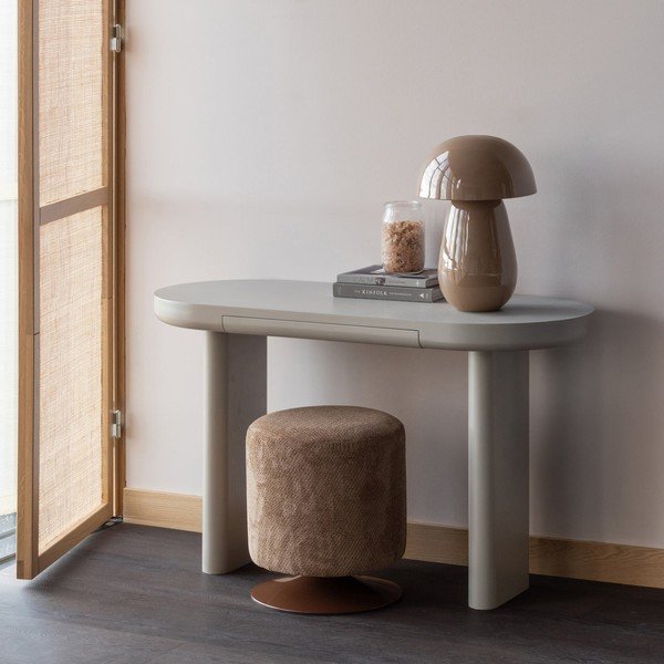 Tavolo consolle beige 50x120 cm Mael – WOOOD-image-4