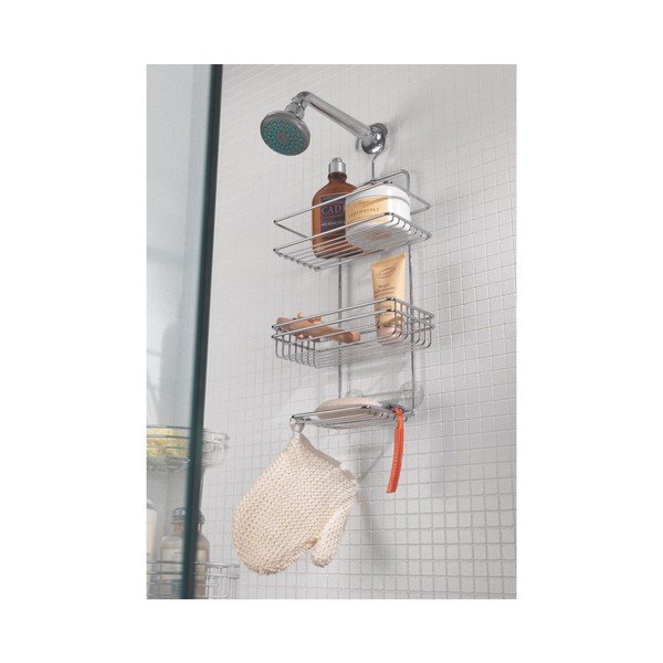 Závěsný stojan do sprchy z nerezové oceli Metaltex, výška 48 cm-image-2