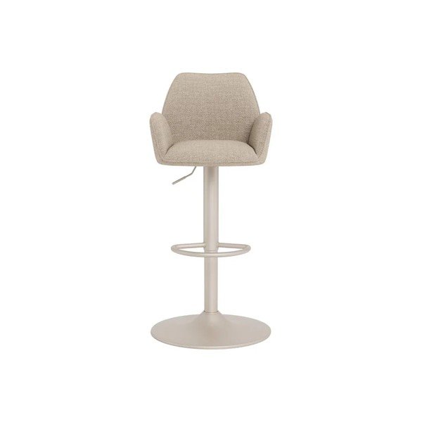 Sgabello da bar beige imbottito (altezza della seduta 64 cm) Glenda – Actona-image-2