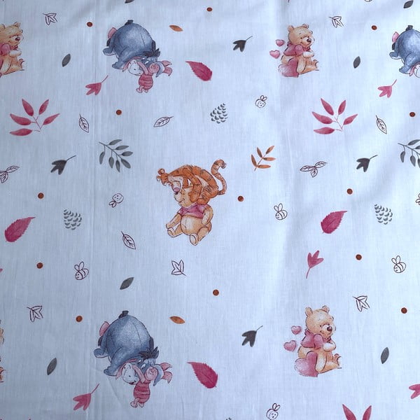 Biancheria da letto per culla in cotone 100x135 cm Winnie the Pooh - Jerry Fabrics-image-3