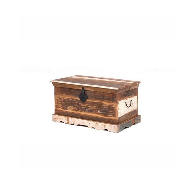 Cassapanca in legno riciclato India - WOOX LIVING-image-1