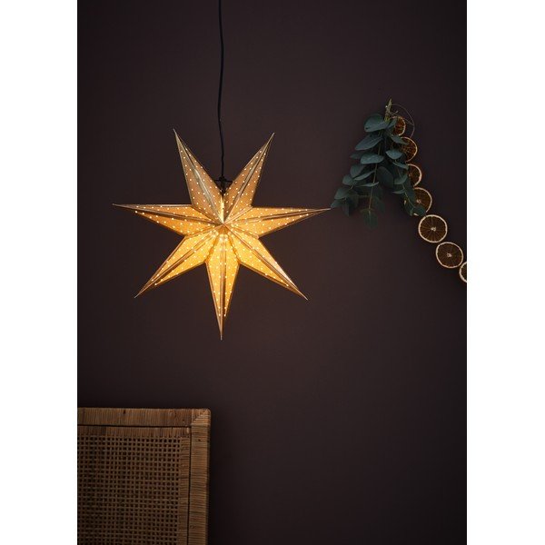 Decorazione luminosa con motivo natalizio in colore oro ø 45 cm Glitter - Markslöjd-image-1