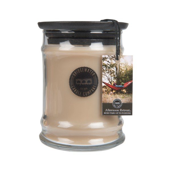 Candela Retreat di Bridgewater Candle Company in vaso di vetro al profumo di mandarino e muschio, durata di combustione 65-85 ore - Bridgewater Candle Company