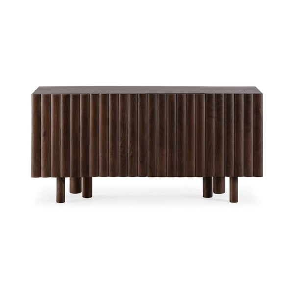 Cassettiera marrone in mango massiccio 160x80x40 cm Tamira – MOME