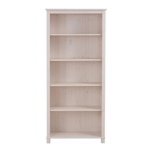 Libreria in legno di pino bianco 77x171 cm Pinto - Støraa