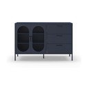 Cassettiera blu scuro 140x90 cm Diora - Marckeric