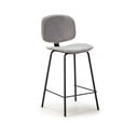 Set di sgabelli da bar grigio chiaro  2pz (altezza seduta 66 cm) Arus - Marckeric