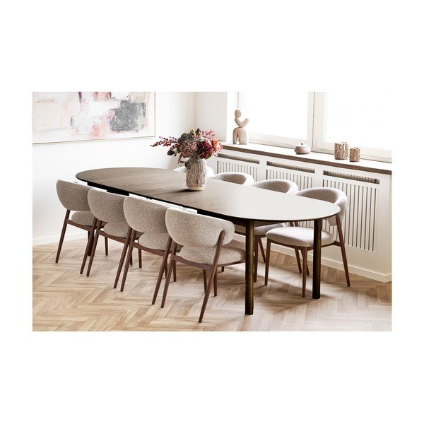 Tavolo da pranzo con effetto rovere allungabile con estensione Bundaberg – House Nordic-image-3
