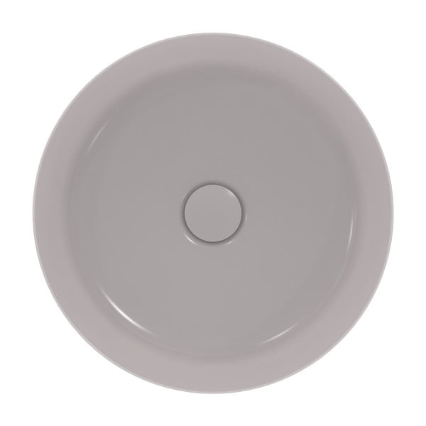 Lavabo rotondo in ceramica grigio chiaro ø 40 cm Ipalyss - Ideal Standard-image-2