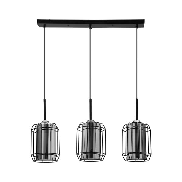 Lampada a sospensione nera 15x67 cm Jonera - Candellux Lighting-image-2