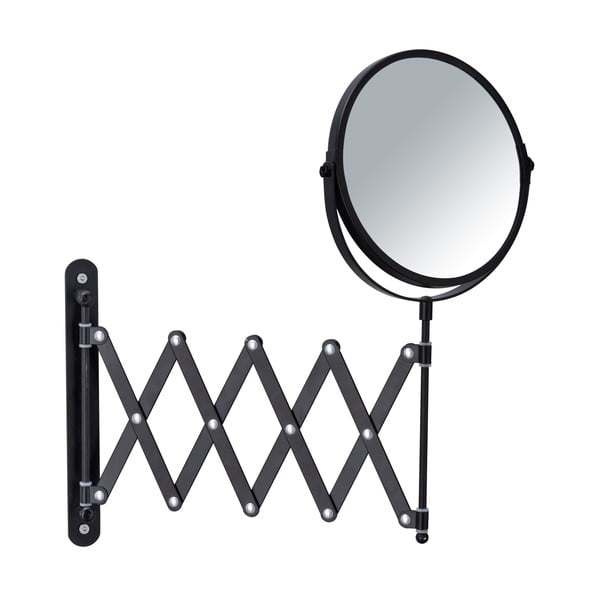 Specchio cosmetico nero da parete con supporto telescopico Exclusive - Wenko-image-1