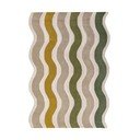 Tappeto verde/di colore naturale in lana tessuto a mano 200x290 cm Cascade Wool – Flair Rugs