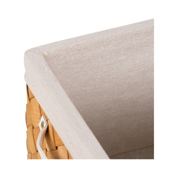 Set di 3 cesti in legno 39,5x30x24 cm - Ixia-image-4