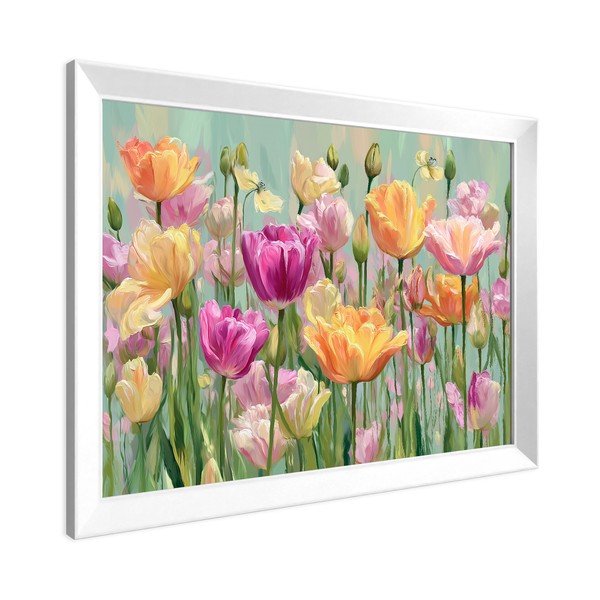 Dipinto stampato con cornice inclusa 75x56 cm Spring Tulip – Styler-image-3