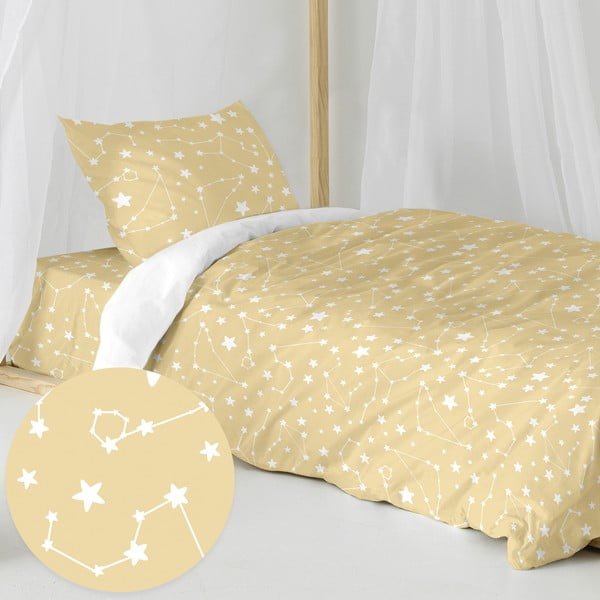 Biancheria da letto per bambini in cotone per letto singolo 140x200 cm Star sign - Happy Friday