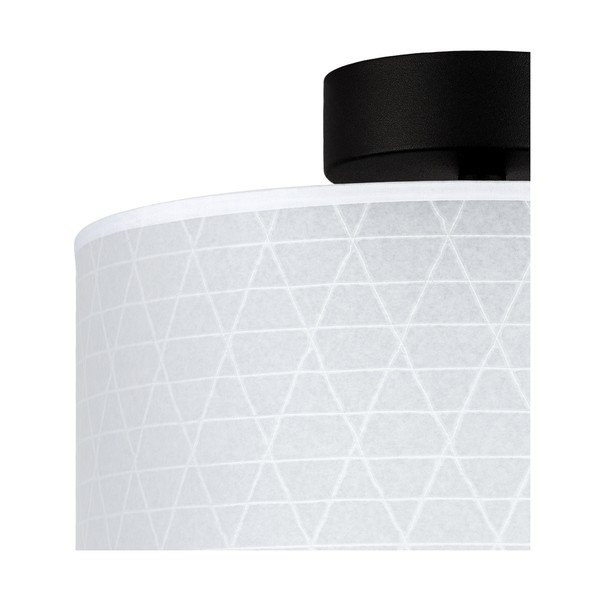 Lampada da soffitto bianca con motivo a triangolo , ⌀ 25 cm Taiko - Sotto Luce-image-1