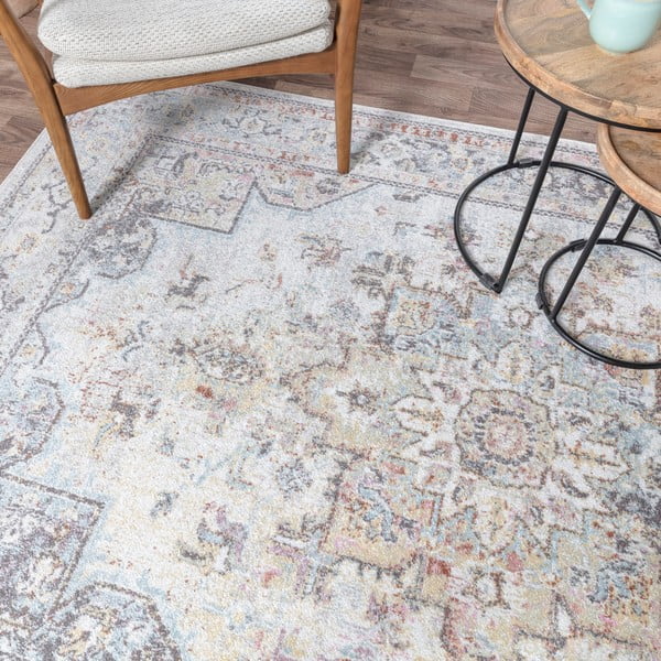 Tappeto crema 200x290 cm Flores - Asiatic Carpets-image-3