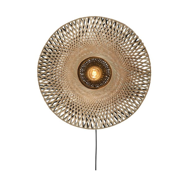 Lampada da parete in bambù , ⌀ 60 cm Kalimantan - Good&Mojo