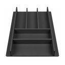 Credenza nera per cassetto 33 x 47 cm Wood Line - Elletipi