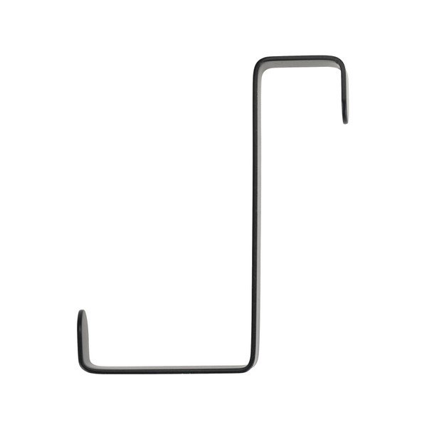 Set di 4 ganci per porte in nero opaco - Wenko-image-4