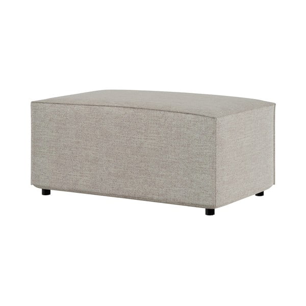 Pouf grigio e beige Melow - Ghado