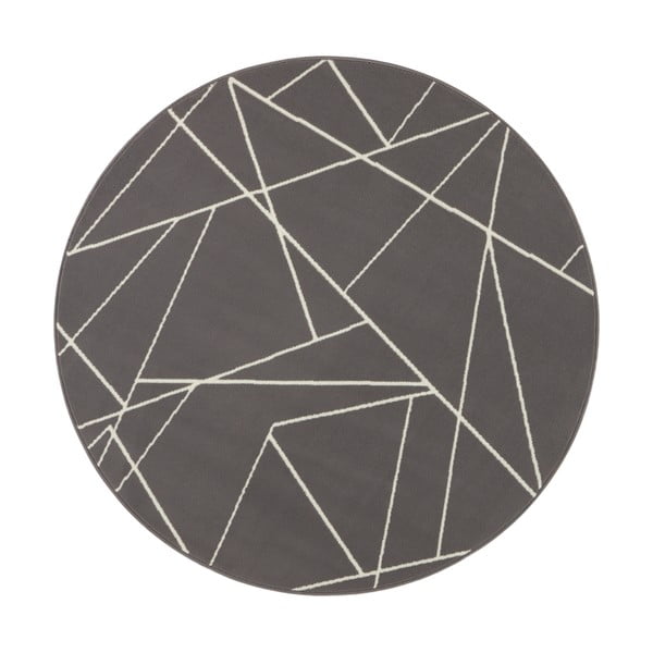 Tappeto grigio , ø 140 cm Velvet - Ragami