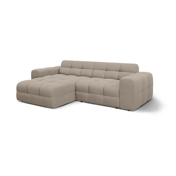 Divano angolare marrone (con penisola a sinistra/con chaise lounge) Kendal – Micadoni -image-3