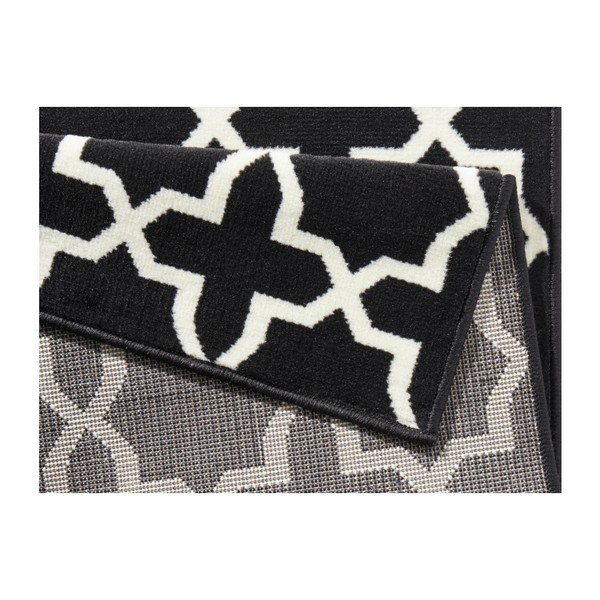 Runner in bianco e nero , 80 x 200 cm Basic Glam - Hanse Home-image-3