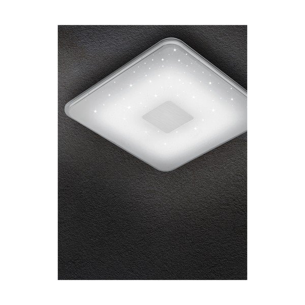 Quadro bianco Apparecchio LED da soffitto con telecomando Soffitto, 42,5 x 42,5 cm - Trio-image-1